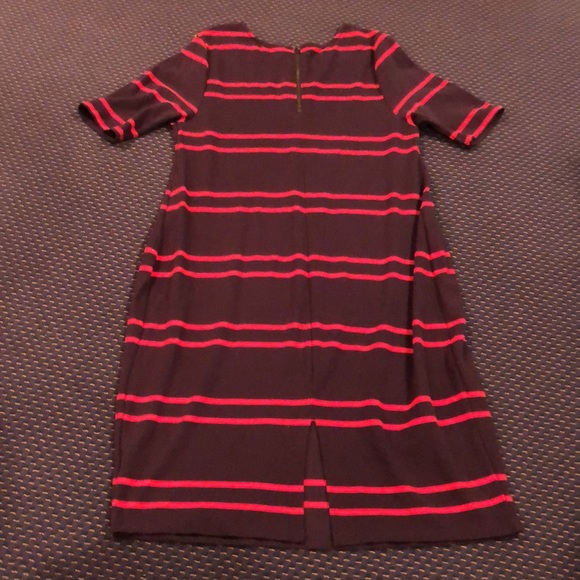 Old Navy XXL brown & red striped maternity dress - Picture 6 of 9